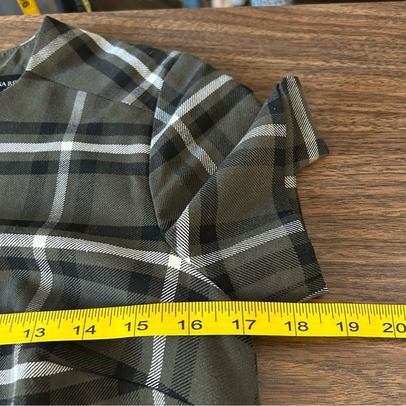 ❤️ Banana Republic Plaid Short Sleeve Dress XS - Picture 9 of 12